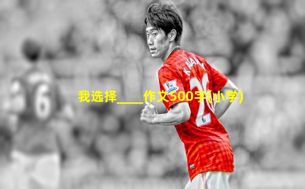 我选择____作文500字(小学)