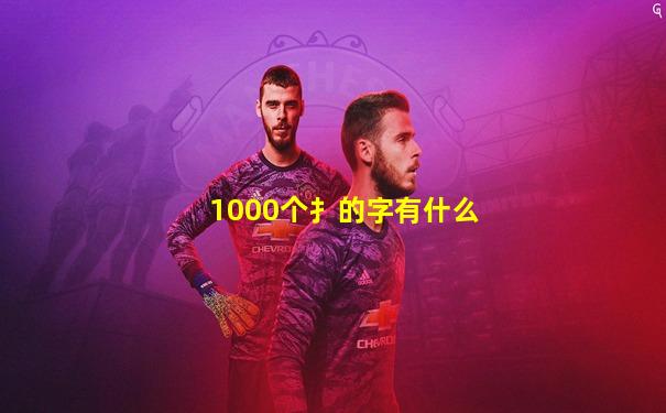 1000个扌的字有什么