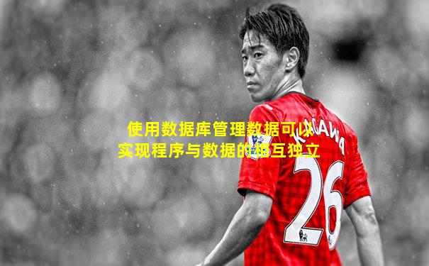使用数据库管理数据可以实现程序与数据的相互独立